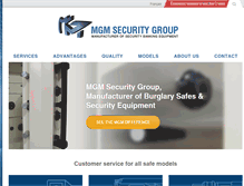 Tablet Screenshot of mgmsecuritygroup.com